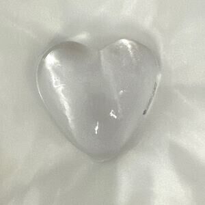 Highgate Heart by Simon Pearce  small Clear, Textured, Heart Shape, Giftware